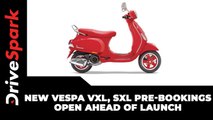 New Vespa VXL, SXL Pre-Bookings Open Ahead Of Launch | Details