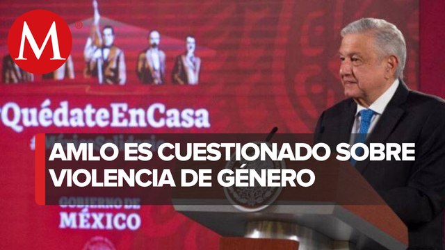 AMLO es cuestionado por violencia contra mujeres en conferencia