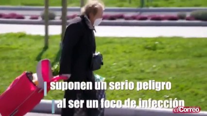 Mascarillas, usar y tirar, con multa.