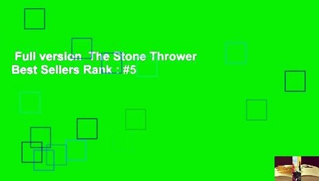 Full version The Stone Thrower Best Sellers Rank : #5