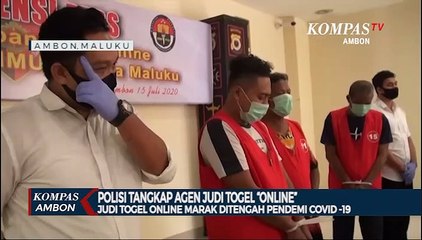 Polisi tangkap agen judi togel online