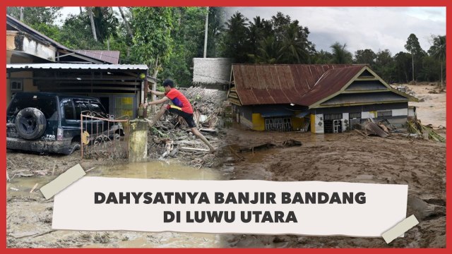 Dahsyatnya Banjir Bandang di Luwu Utara