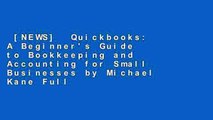 [NEWS]  Quickbooks: A Beginner's Guide to Bookkeeping and Accounting for