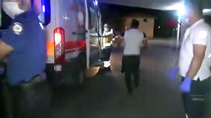 Kazayı izleyenler ile yaralı yakınları arasında kavga çıktı