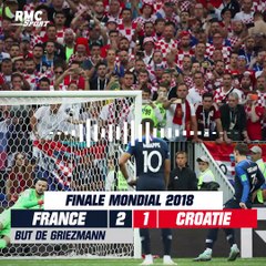 15 juillet 2018 : La France championne du monde pour la 2e fois, le goal replay RMC