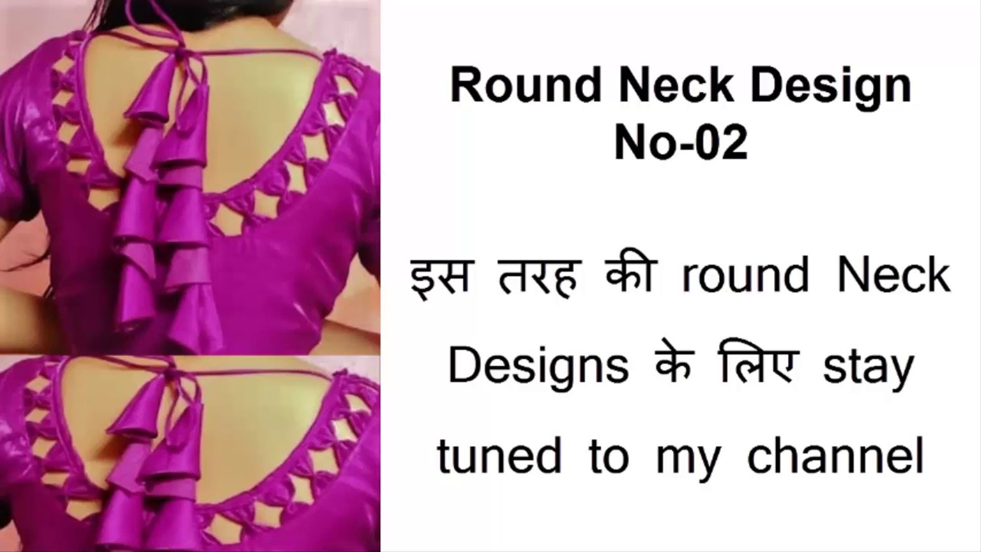 Blouse Neck Design Cutting Beautiful New Model Blouse Back Neck Design