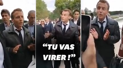 Download Video: Macron interpellé par des gilets jaunes en marge du 14 juillet