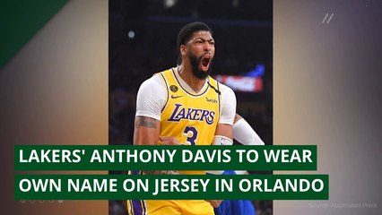 Lakers' Anthony Davis to wear own name on jersey in Orlando, and other top stories from July 15, 2020.