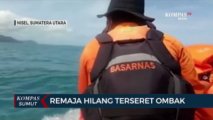 Hati-Hati Saat Selfie! Remaja di Nias Terseret Ombak Saat Selfie