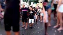 Impactante imagen del ex futbolista Adriano: no se mantiene en pie en una fiesta ilegal en las Favelas