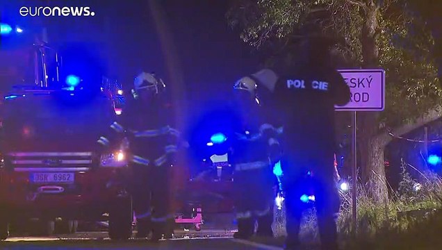 Egymásba rohant két cseh vonat