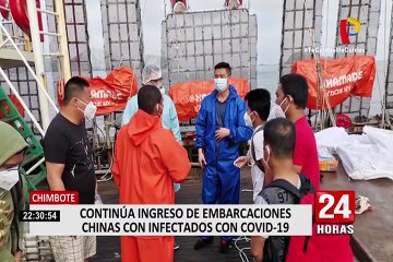 Download Video: Continúa ingreso de embarcaciones chinas en el puerto de Chimbote