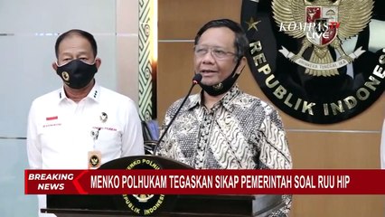 Menko Polhukam Tegaskan Sikap Pemerintah Soal RUU HIP