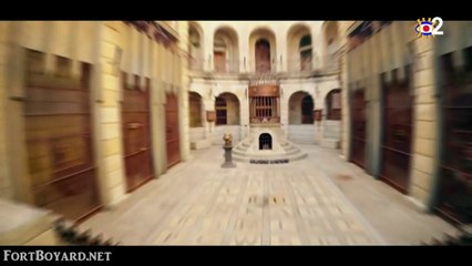 Fort Boyard 2020 : introduction de la "Salle du Trésor" avec Félindra et les tigres Tosca et Kashemir