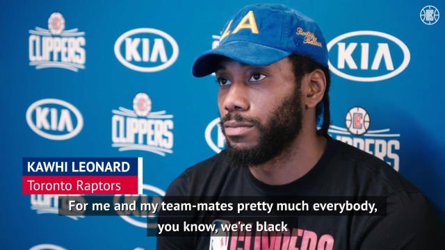Statements don't matter, it's about doing the work - Kawhi on tackling racism