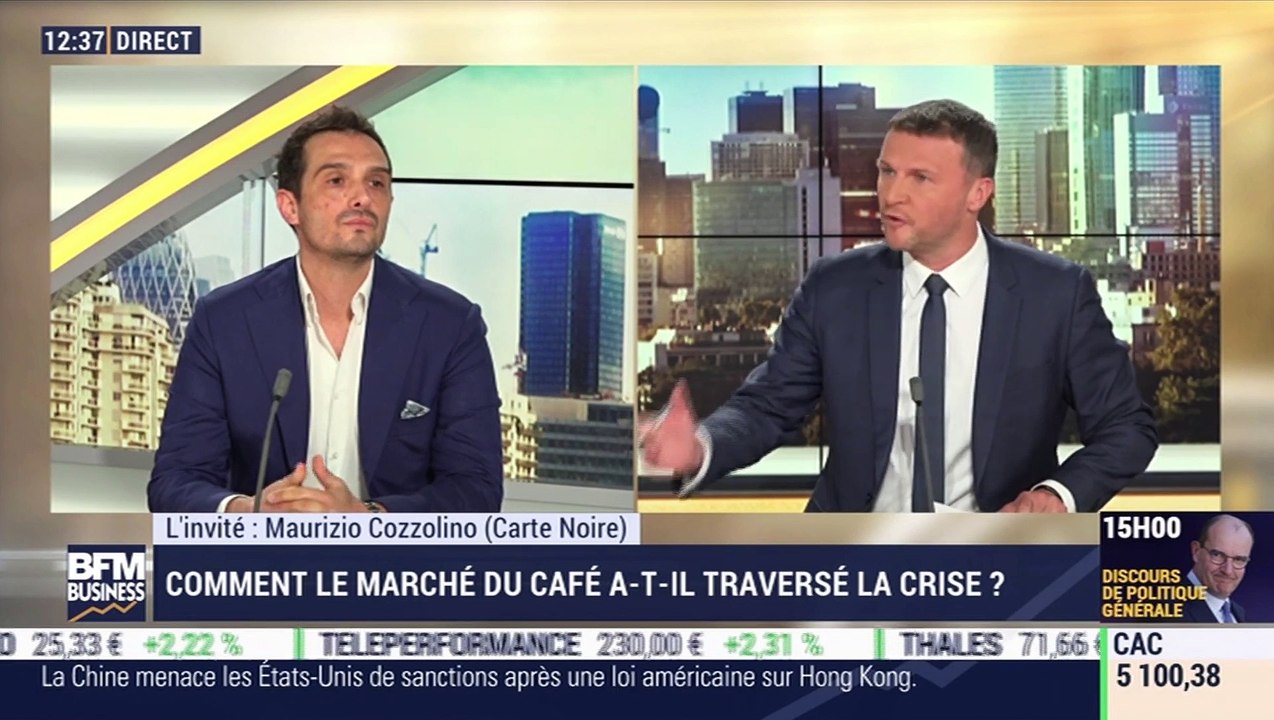 Maurizio Cozzolino (Carte Noire) : Comment le marché du café a-t-il traversé la crise ? - 15/07