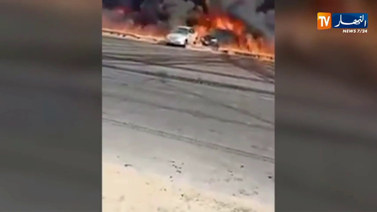 مصر: إصابة 17 شخصا نتيجة الحريق الهائل على طريق القاهرة الإسماعيلية