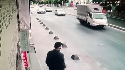 Bağcılar’da dehşet anları güvenlik kamerasında