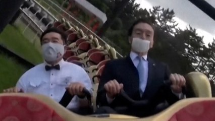 ‘No screaming’ is new Covid-19 rule for roller-coaster riders at Japanese theme