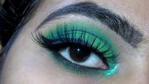 Green eye makeup for teej 2020