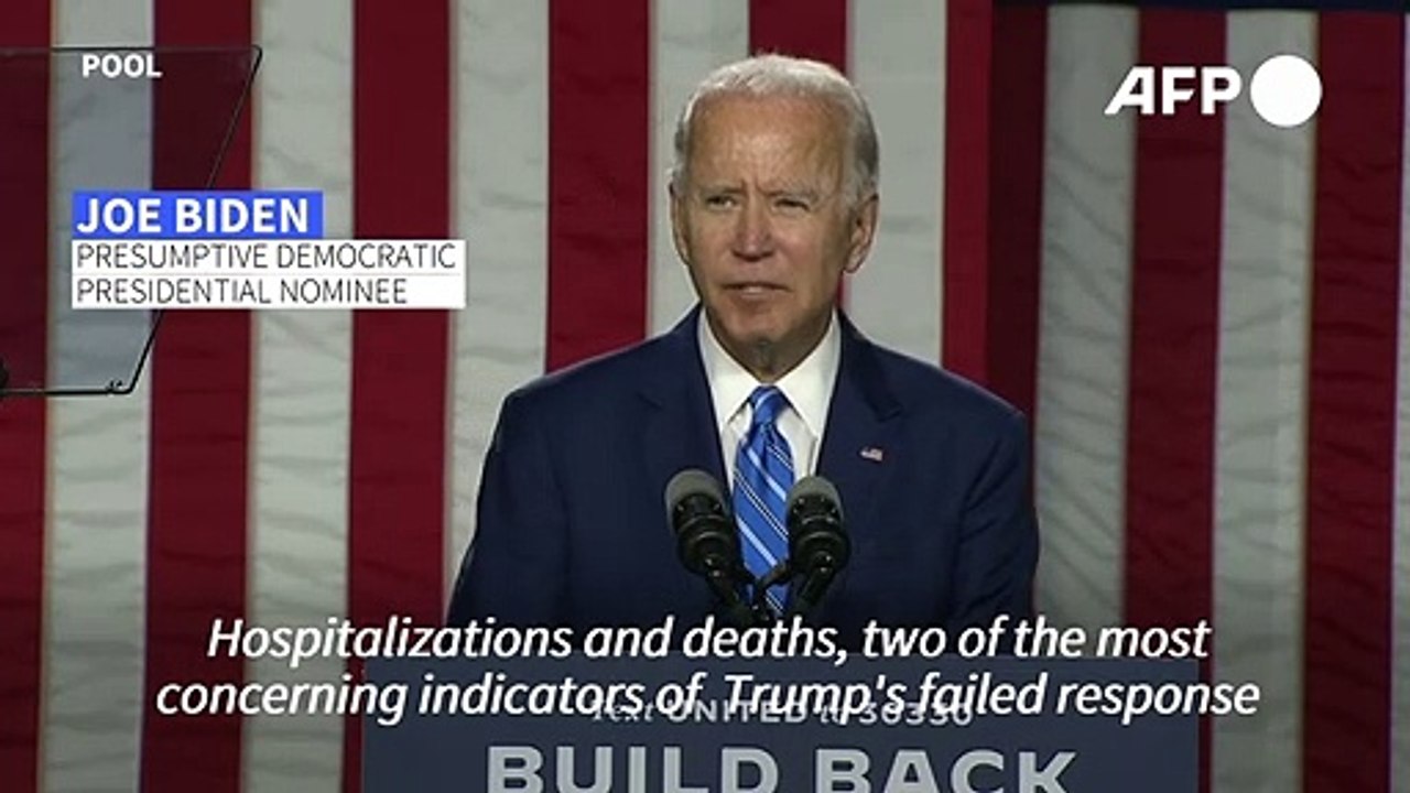 Joe Biden tells Trump wearing a face mask 'isn'...