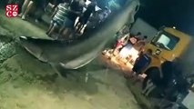 Ege’de yakalanan köpek balığını görenler şoke oldu