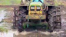 John Deere Working In Field With Rotavator - JD 5045D 4WD - Tractor Videos - SWAMI Tractors