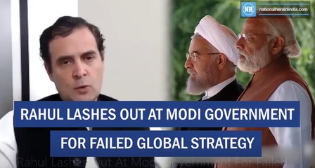 Rahul Lashes Out At Modi Government For Failed Global Strategy untitled Project