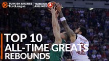 Top 10 All-time Greats: Total Rebounds