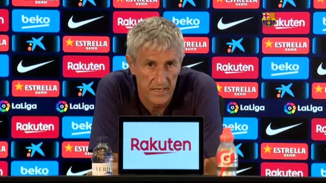 Setién cree que si el Real Madrid se proclama campeón no será por demérito del Barça