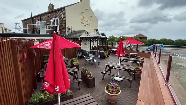 Sunderland's fire-hit Wolsey pub - which was due to reopen just days after lockdown began - has finally welcomed customers back.