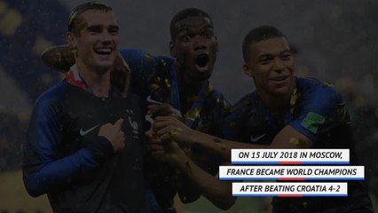 On this day - France wins the 2018 World Cup