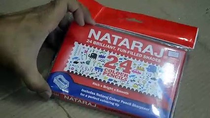 Nataraj Half Size Colour Pencils - 24 Shades