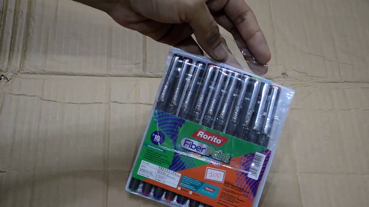 Rorito Fiberpoints Gel Pens( Set Of 10 Colours )