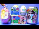 Slime Soda Sparkly Critters toy Surprise LOL Baby Born Kinder egg Play doh Peppa