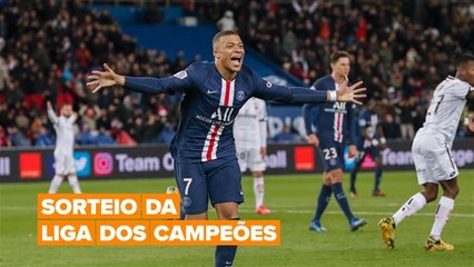 As partidas da Liga dos Campeões foram reveladas