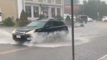 Powerful storm knocks out power and floods streets