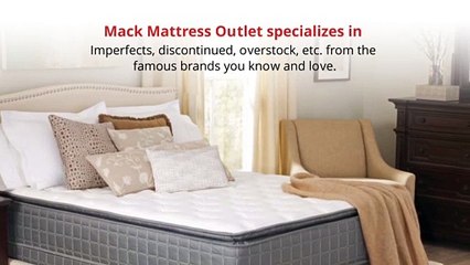 Perfect Mattress At The Perfect Price-Mack Mattress Outlet