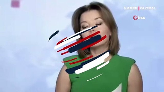 Ukraynalı spiker haber sunarken dişi yerinden çıktı