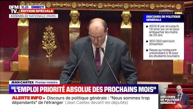 Jean Castex : 40 milliards d'euros seront consacrés à l'industrie