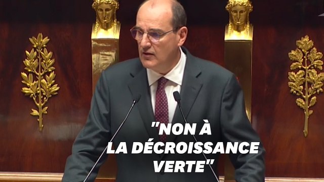 Les propositions de Castex pour la croissance écologique, pas la décroissance verte