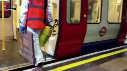 Trotz 1 Mio Likes waren die Ratten-Graffiti von Banksy gleich wieder weg