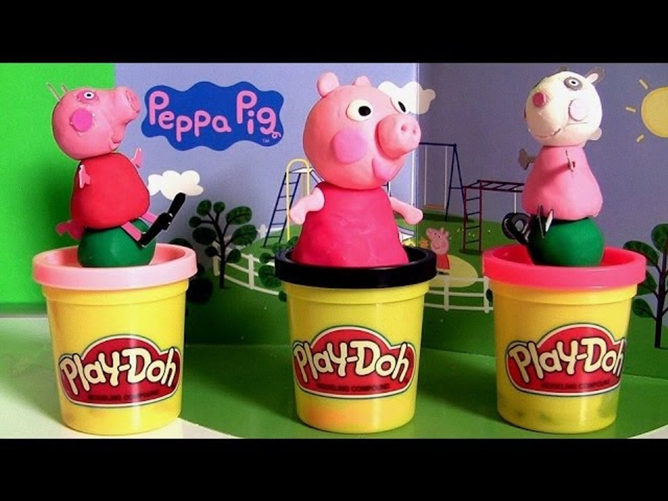 Peppa Pig Clay Buddies Learn to Make Nickelodeon Peppa Suzy Sheep with