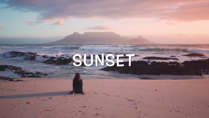 A little glimpses of sunset