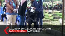 Tri Rismaharini Pingsan Saat Melayat Kepala Dinas DP5A Kota Surabaya