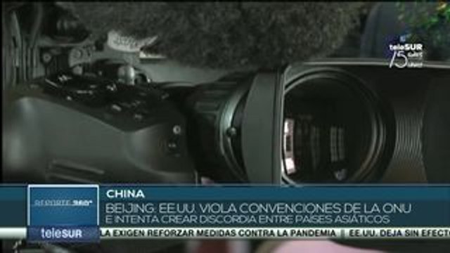 China rechaza declaraciones de Estados Unidos sobre el Mar Meridional
