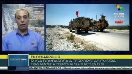 Rusia bombardea terroristas en Siria tras ataque a convoy ruso-turco