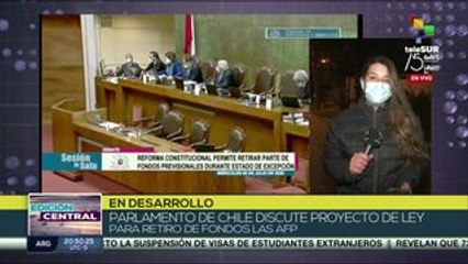 Chile: Parlamento discute proyecto para retiro de fondos de las AFP