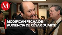Posponen audiencia de César Duarte; será el 24 de julio