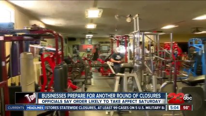 Download Video: Kern County businesses prepare for another round of closures